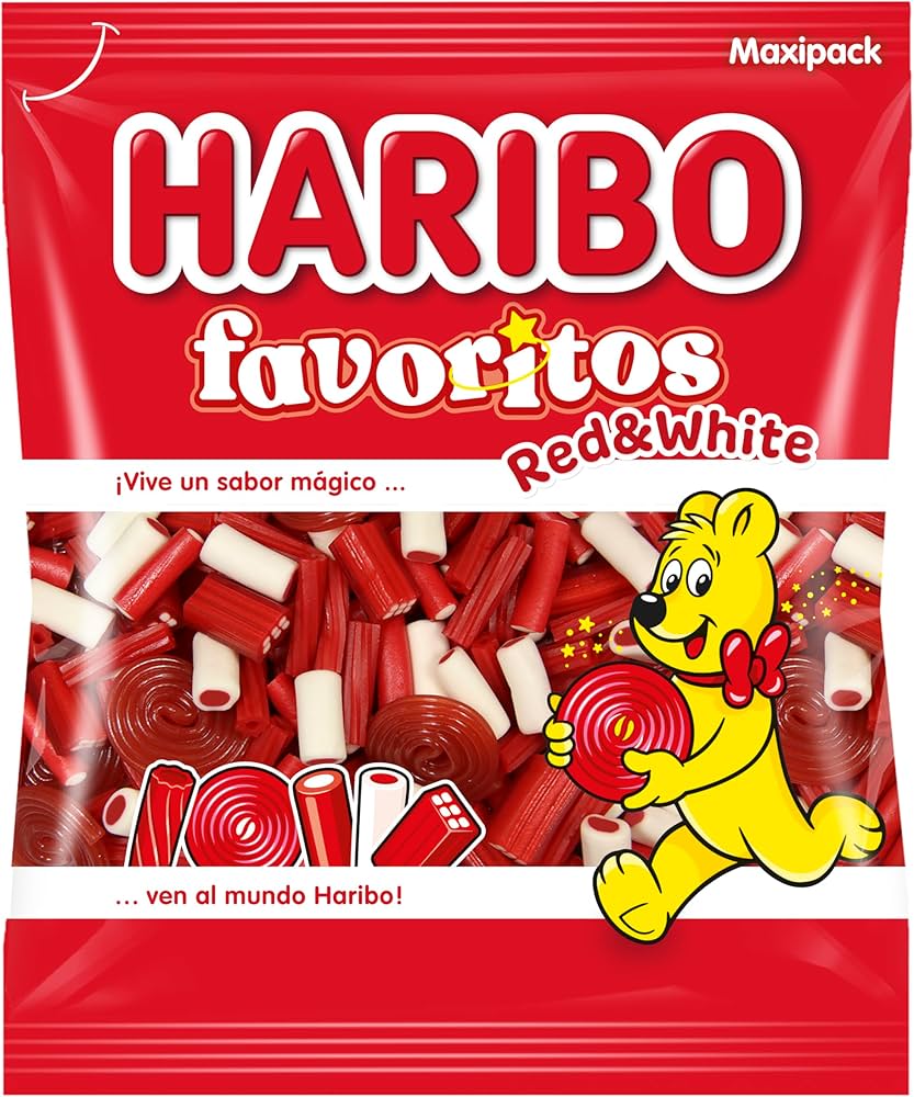 Haribo Favoritos Red White