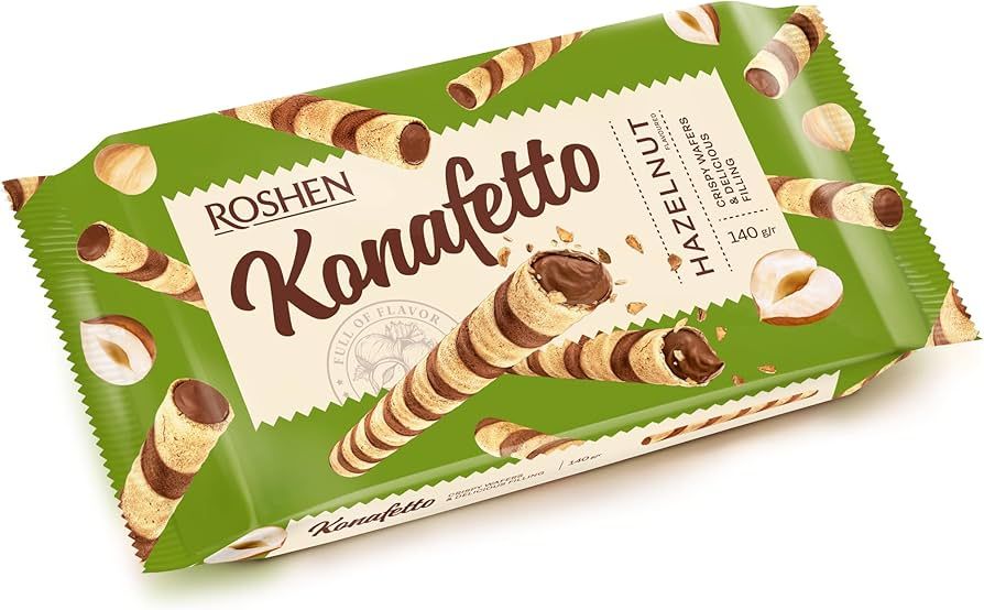 Roshen Waferrolls Hazelnut